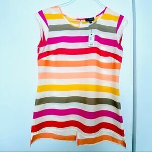 The Limited Color Stripes Blouse NWT XS